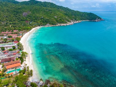 Haad Rin beach or Hat Rin in Ko Pha Ngan, Thailand, south east Asia