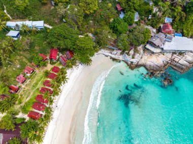Haad Rin beach or Hat Rin in Ko Pha Ngan, Thailand, south east Asia