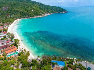 Haad Rin beach or Hat Rin in Ko Pha Ngan, Thailand, south east Asia