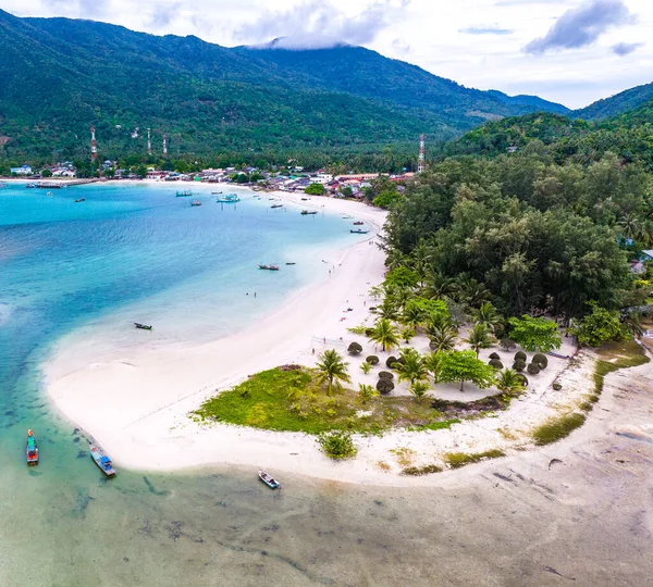 Aerial View Malibu Beach Koh Phangan Thailand South East Asia — Foto de Stock