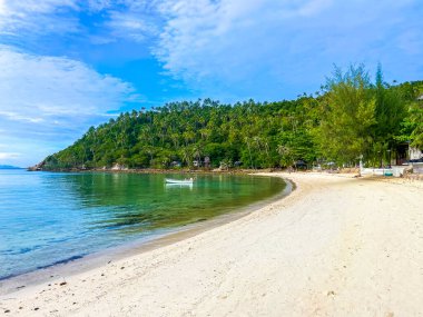 Salad beach or Haad Salad in Koh Phangan, Thailand, south east asia