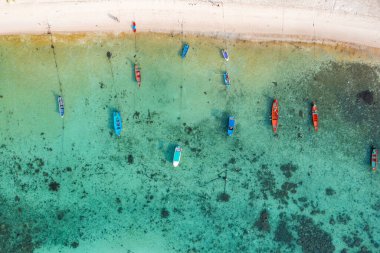 Salad beach or Haad Salad in Koh Phangan, Thailand, south east asia
