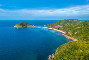 Salad beach or Haad Salad in Koh Phangan, Thailand, south east asia