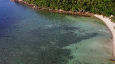 Salad beach or Haad Salad in Koh Phangan, Thailand, south east asia