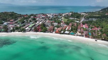 Haad Rin beach or Hat Rin in Ko Pha Ngan, Thailand, south east Asia