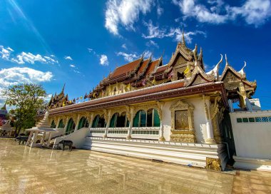 Ai Kai Wat Chedi chicken temple in Nakhon Si Thammarat, Thailand. High quality photo