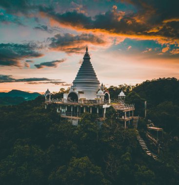 Thamma Park or Ban Khao Na Nai, temple complex in Surat Thani, Thailand, south east asia
