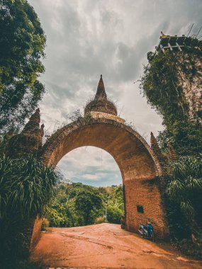 Thamma Park or Ban Khao Na Nai, temple complex in Surat Thani, Thailand, south east asia