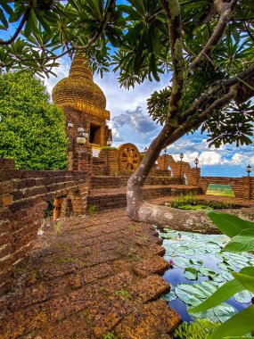 Thamma Park or Ban Khao Na Nai, temple complex in Surat Thani, Thailand, south east asia