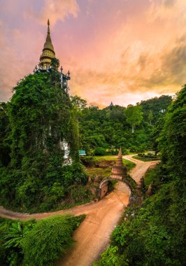 Thamma Park or Ban Khao Na Nai, temple complex in Surat Thani, Thailand, south east asia