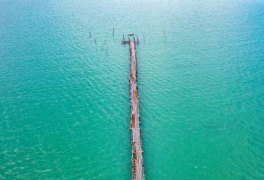 Wooden bridge at Ao Talet Ecotourism Group Tambon Thong Nian, Nakhon si Thammarat, Thailand, south east asia