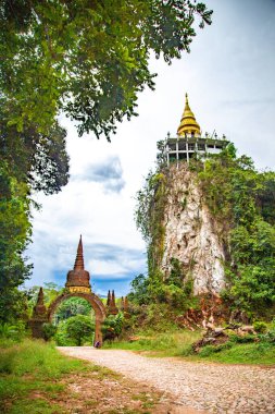 Thamma Park or Ban Khao Na Nai, temple complex in Surat Thani, Thailand, south east asia
