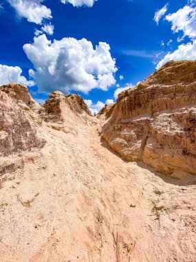Nakhon si Thammarat, Tayland 'da Nurn Sai Muang Kae Kum tepesi. Yüksek kalite fotoğraf