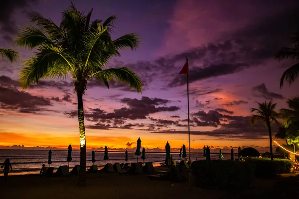 Sunset Khao Lak Beach Thailand South East Asia — Stock Photo, Image