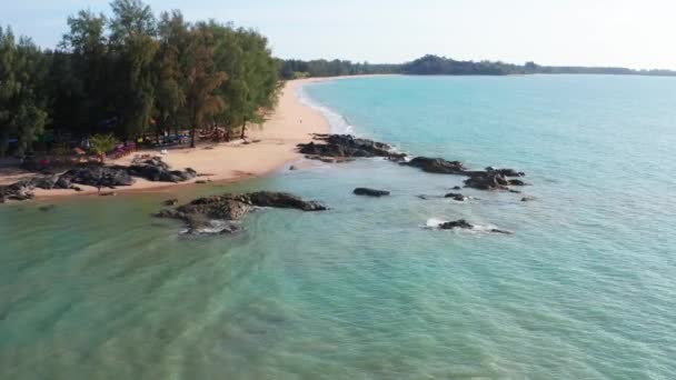 Bang Sak Sahili Khao Lak Tayland Güney Doğu Asya — Stok video