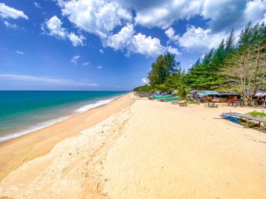 Khao Lak 'taki Natai Plajı, Phang Nga ili, Tayland, Güney Doğu Asya
