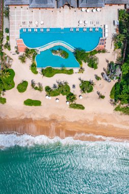 Khao Lak 'taki Natai Plajı, Phang Nga ili, Tayland, Güney Doğu Asya