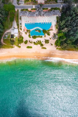 Khao Lak 'taki Natai Plajı, Phang Nga ili, Tayland, Güney Doğu Asya