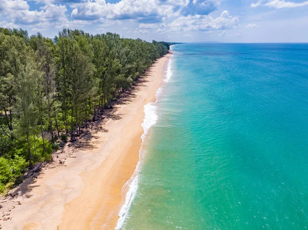 Veduta Aerea Del Khao Lampi Hat Thai Mueang National Park — Foto Stock