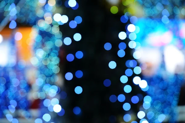 Weihnachtsbeleuchtung bokeh — Stockfoto