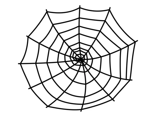 거미줄의 상징, 현실적 인 거미줄. 할로윈 클립 아트 — 스톡 벡터