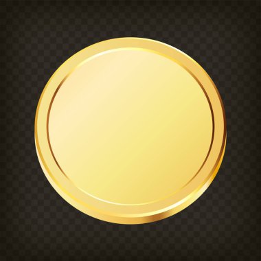 Altın para ayarlandı. Bir dizi dönen altın sikke..