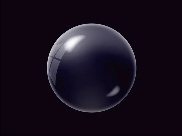 Прозорі сфери. Мильні або водяні бульбашки . — стоковий вектор