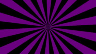 Güneş ışınları animasyonu. Güneş patlaması dönüyor. Işın ışığı