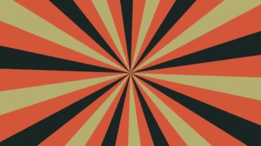 Güneş ışınları animasyonu. Güneş patlaması dönüyor. Işın ışığı