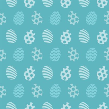 Paskalya yumurtası. Kusursuz Paskalya deseni. Vektör