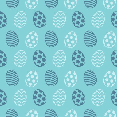 Paskalya yumurtası. Kusursuz Paskalya deseni. Vektör