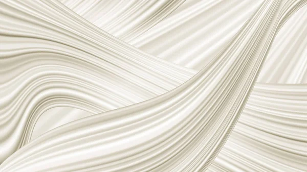 動的形状を持つ抽象技術の背景 カラフルな形の抽象的なバナー デジタルアート 流体と波状糸 — ストック写真