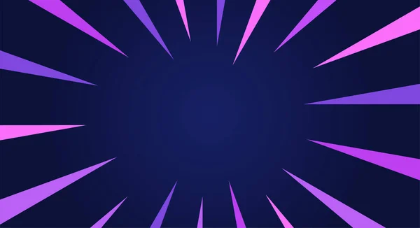 Radial Circular Neon Background Neon Rays Abstract Circular Space Background — 图库矢量图片