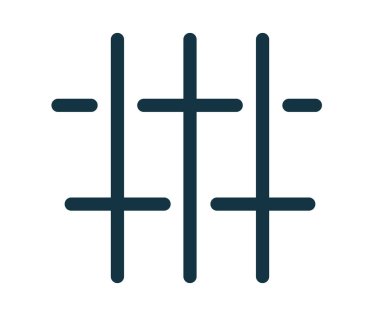 Linen or cotton icon. Linen fabric symbol. Fabric texture symbol. Natural product material. Organic textile fabric. Vector illustration