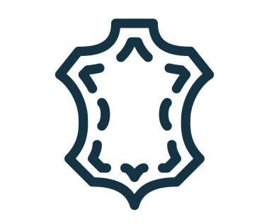 Natural leather icon. Leather symbol. Natural product material. Vector illustration