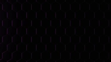 Soyut altıgen arkaplan. Parlak, lüks bir geçmişi var. Neon ışığı. Şatafatlı parlatıcı veya parlatıcı. Metalik arka plan. 3d oluşturma