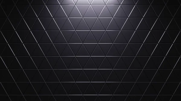 Fundo Triângulo Escuro Fundo Geométrico Abstrato Padrão Triangular Animação Loop — Fotografia de Stock