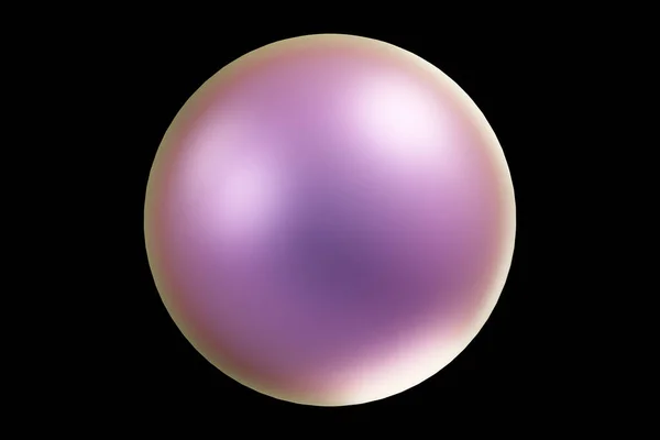 Forme Holographique Boule Sphère Couleur Perle Forme Géométrique Géométrique Primitif — Photo