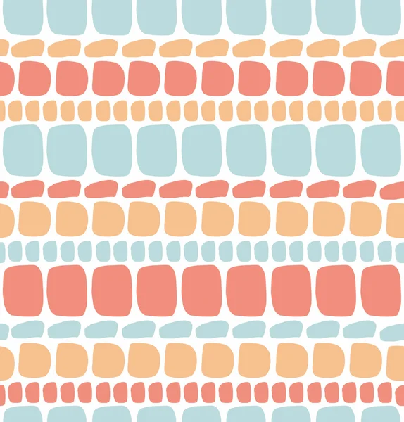 Abstract decorative seamless pattern. Light brickwork texture. Mosaic background — Stock Vector