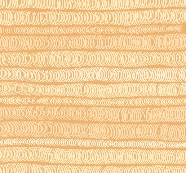 Lignes de plis verticaux dessinés à la main beige. Dentelle fond — Image vectorielle
