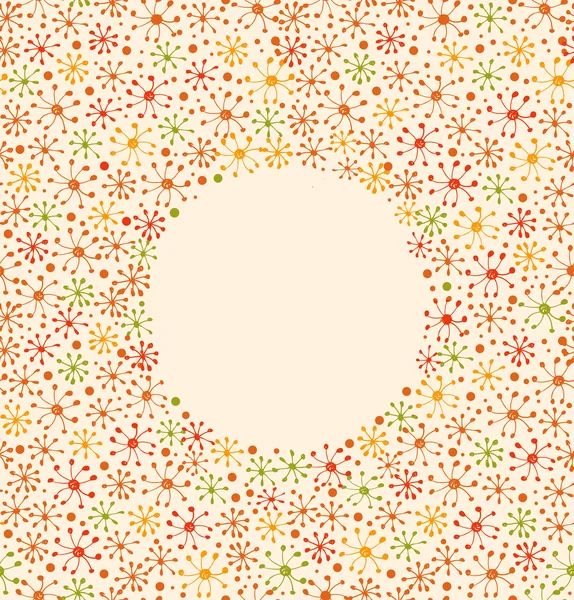 Blumenmuster. dekorative abstrakte Hintergrund. Doodle Textur. Feld. endlose florale Muster, Vorlage für Design und Dekorationstextilien, Packpapier, Hintergründe, Verpackung — Stockvektor