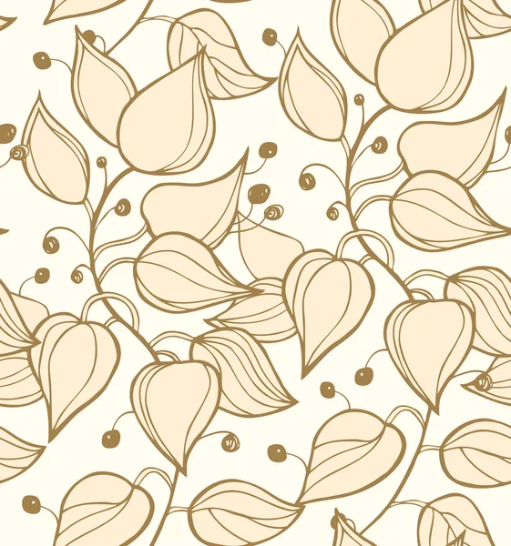 Färgglada sömlös blommönster. kontrast tyg textur med dekorativa träd. söt bakgrund med blad för gardiner, kläder, utskrifter, tapeter, paket — Stock vektor
