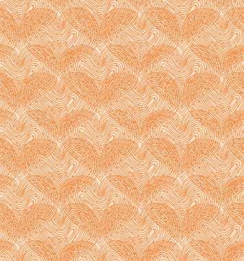 Dikişsiz soyut aşk desen. farklı kalpler ile arka plan doodle. Yazdırma doku