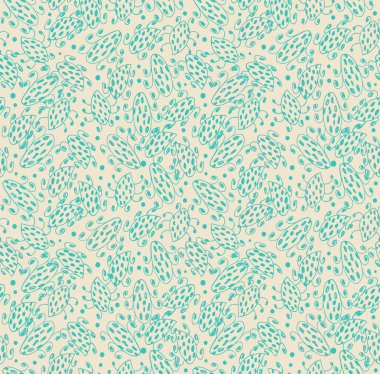 soyut, yaratıcı, seamless modeli. elle çizilmiş doğrusal detayları ile arka plan. mikroplar. Hint renkli süsleme