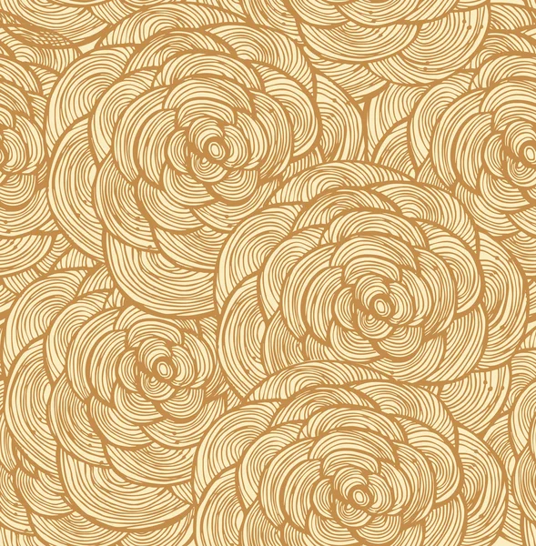 Gobelín květinový vzor bezešvé. dekorativní krajky pozadí s růží — Stockový vektor