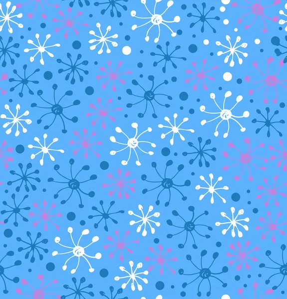 Patrón floral inconsútil colorido. Textura de tela en contraste con árboles decorativos. Lindo fondo con hojas para cortinas, ropa, impresiones, fondos de pantalla, paquetes — Archivo Imágenes Vectoriales