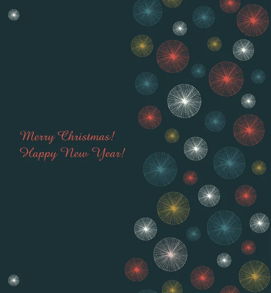 クリスマスのシームレスなパターン。装飾的なトウヒと無限のテクスチャです。抽象的な休日の背景。クリスマスのプリント デザイン — ストックベクタ