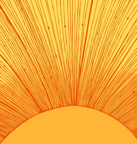 Amarillo sol rayos fondo — Archivo Imágenes Vectoriales