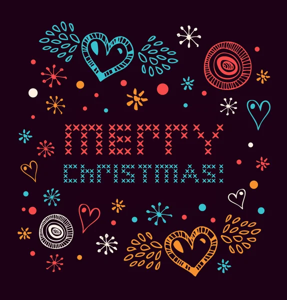 Banner de red de Navidad . — Vector de stock