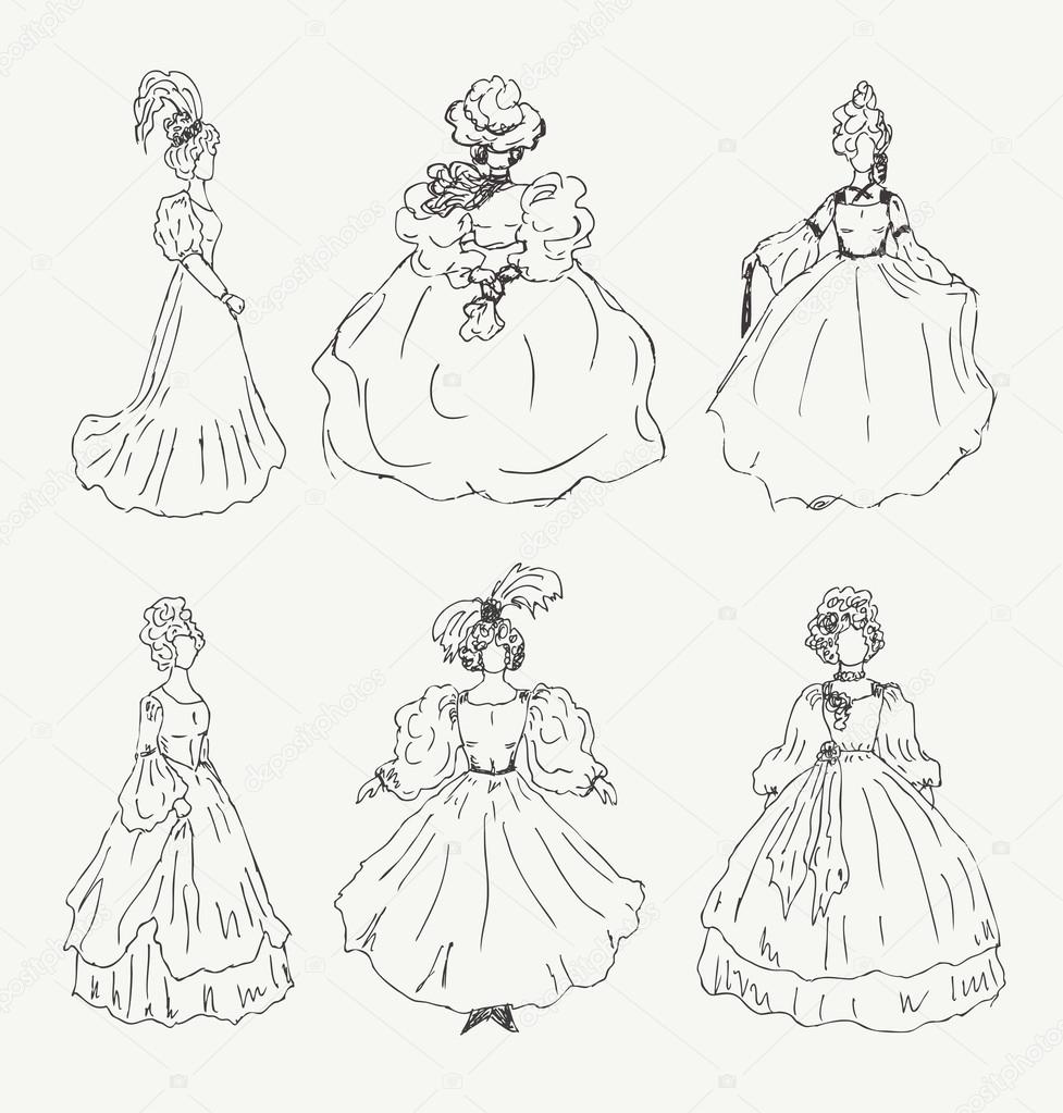 ladies sketches